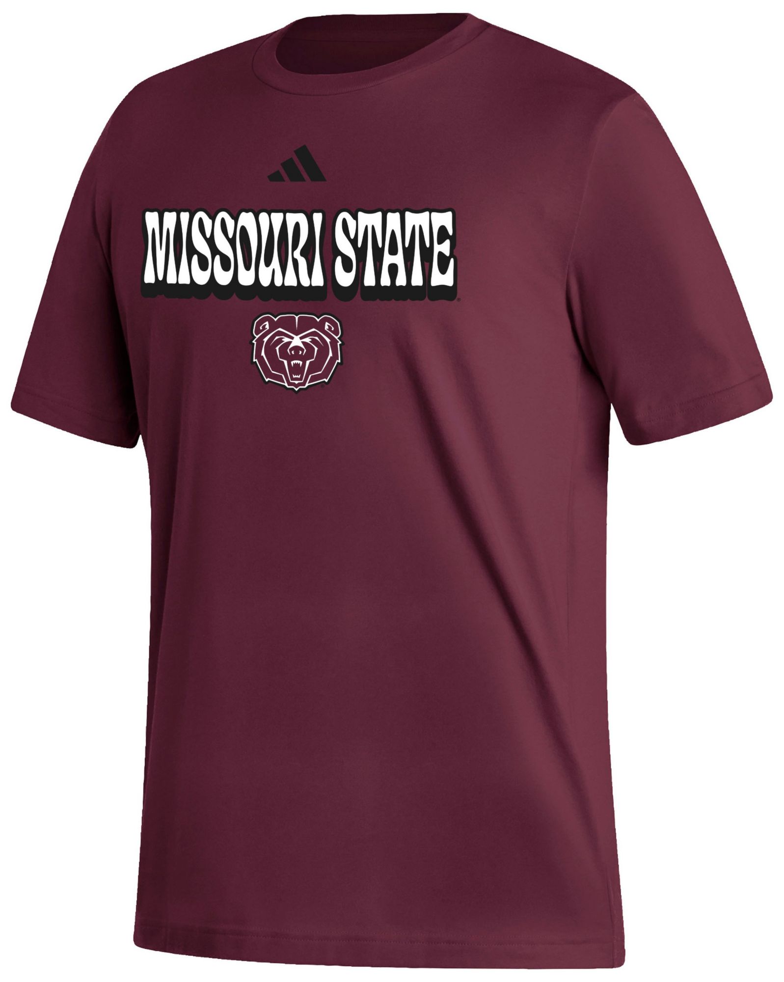 adidas Men's Missouri State Bears Maroon Fresh T-Shirt product image