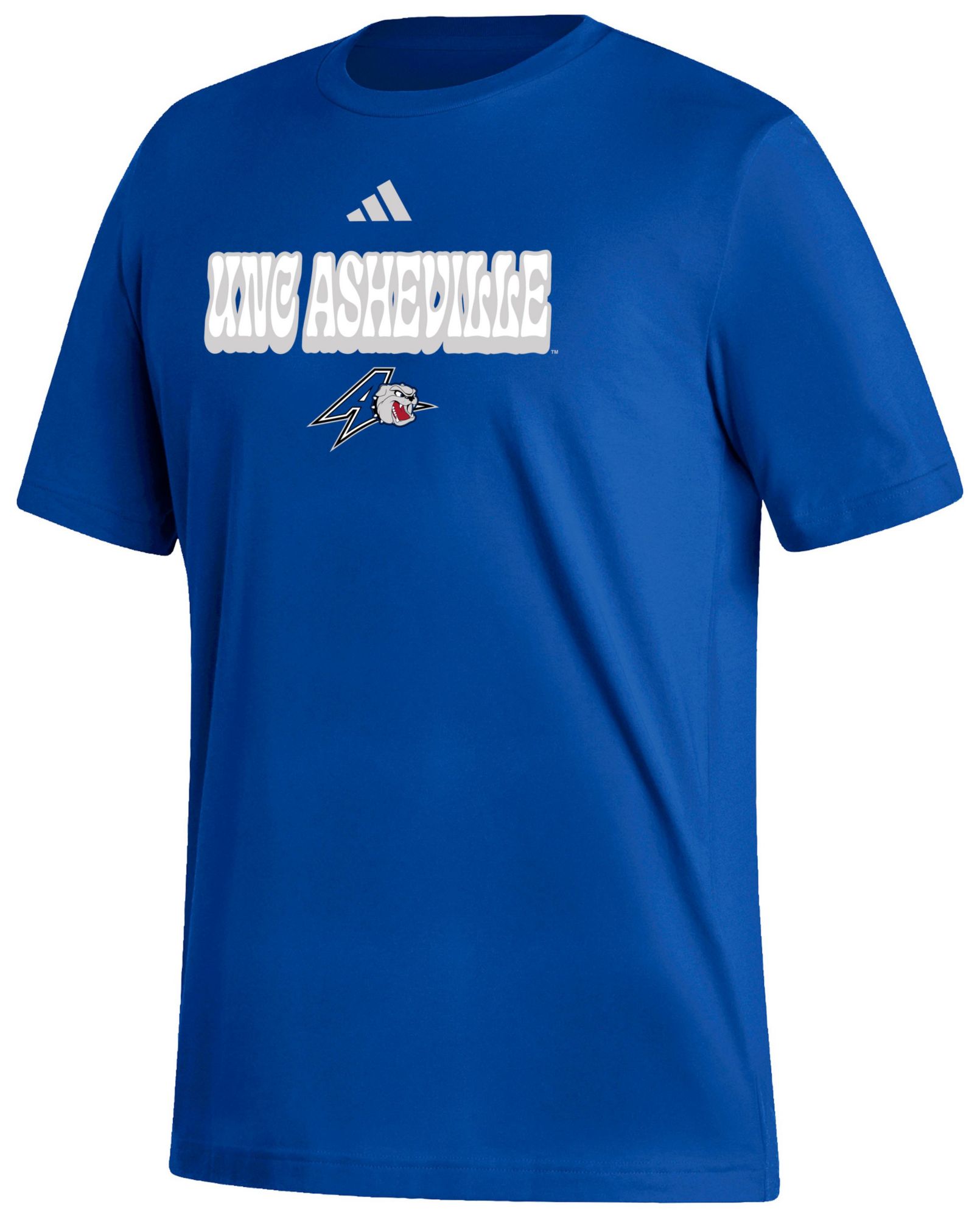 adidas Men's UNC Asheville Bulldogs Royal Blue Fresh T-Shirt product image