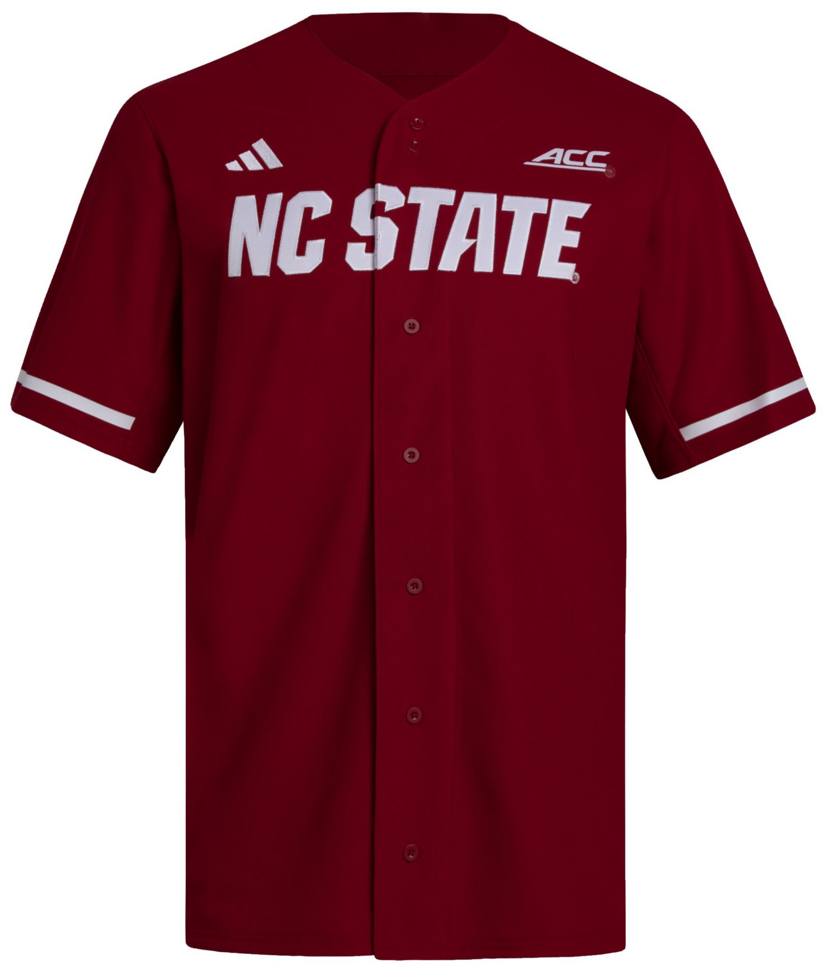 adidas Men's NC State Wolfpack Team Power Red Replica Baseball Jersey product image