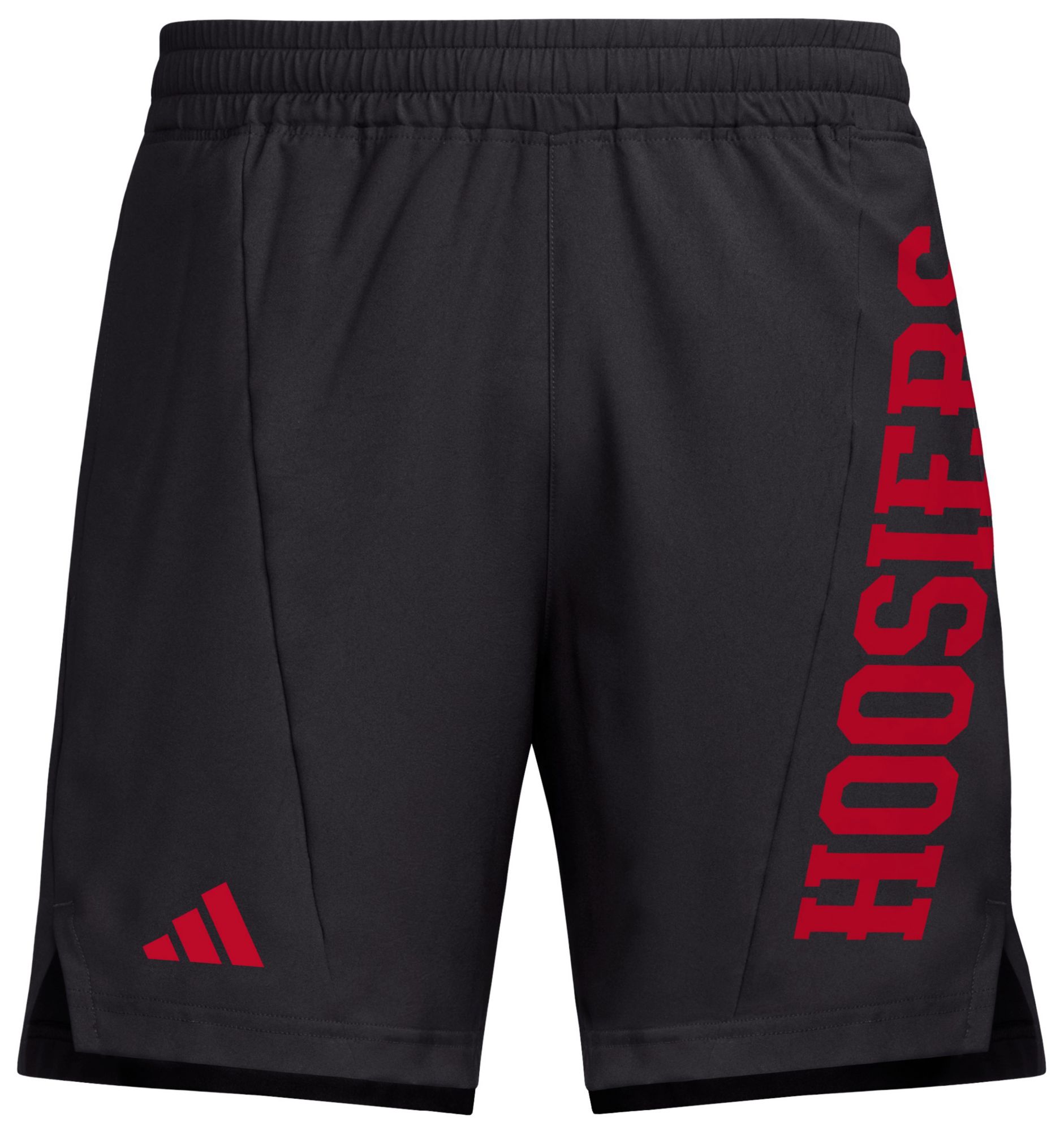 adidas Men's Indiana Hoosiers Black D4T 7” Performance Shorts product image