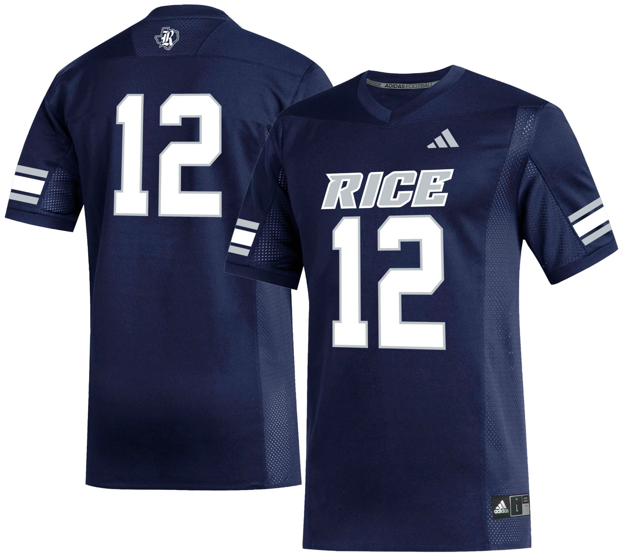adidas Men's Rice Owls Navy Replica Football Jersey product image