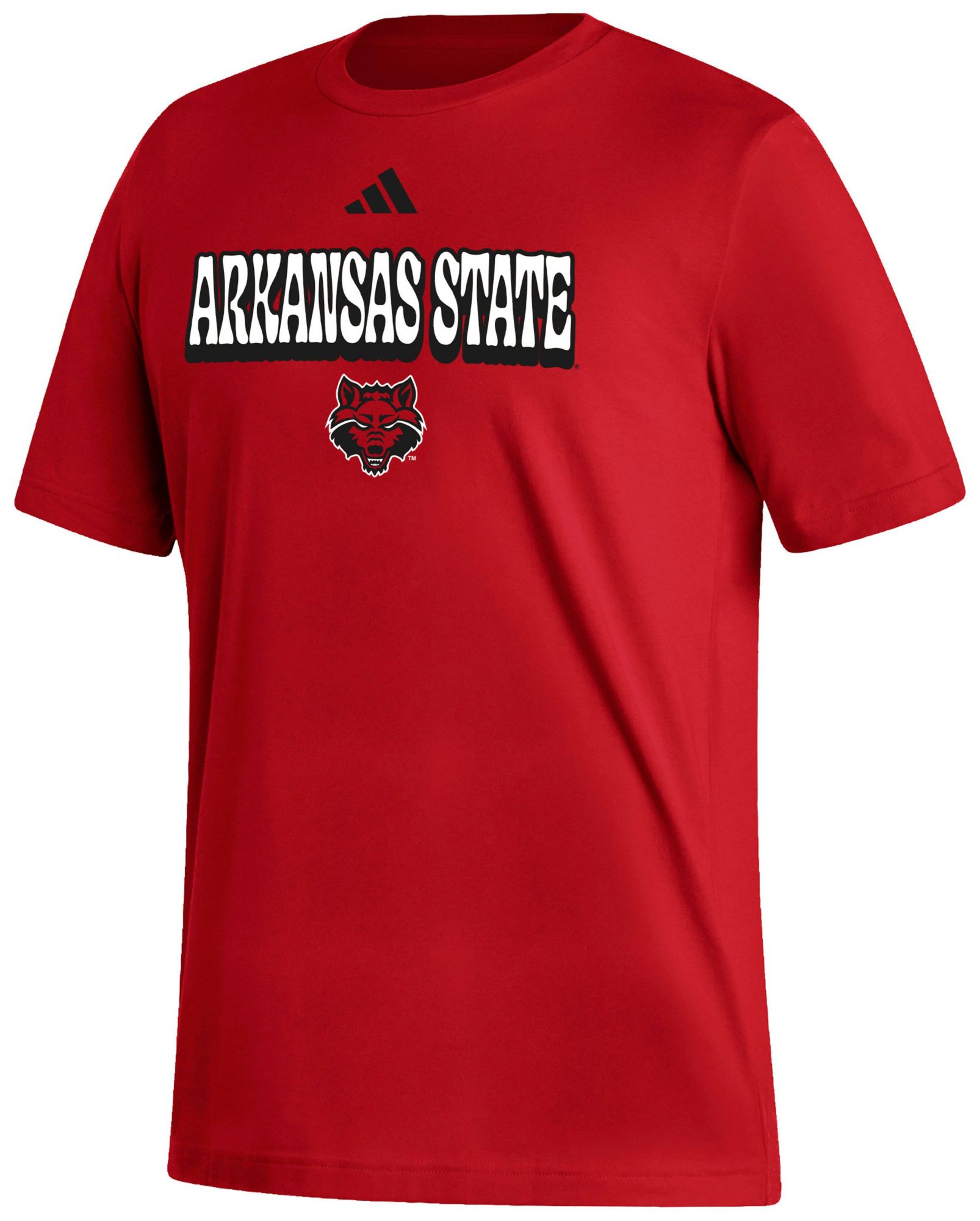 adidas Men's Arkansas State Red Wolves Scarlet Fresh T-Shirt product image