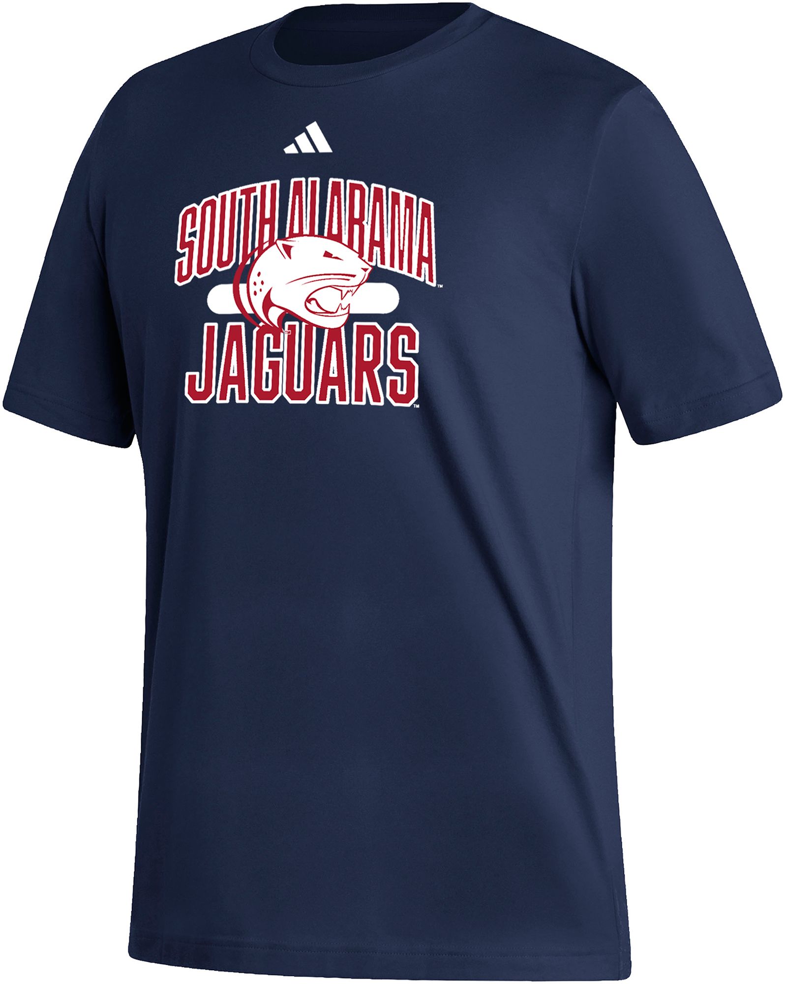 adidas Men's South Alabama Jaguars Navy Fresh T-Shirt product image