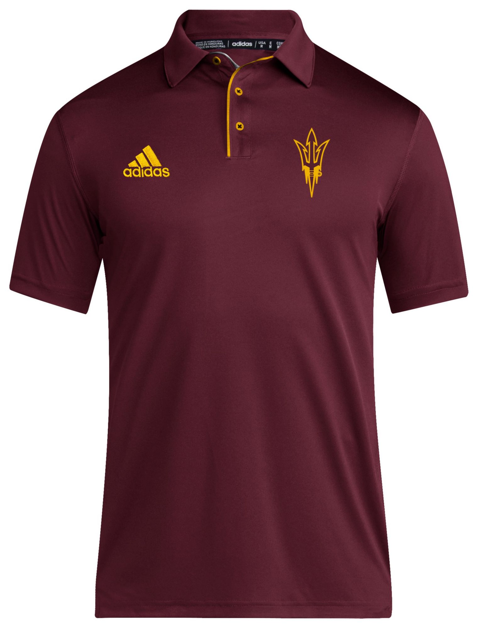adidas Men's Arizona State Sun Devils Maroon Coaches Polo product image