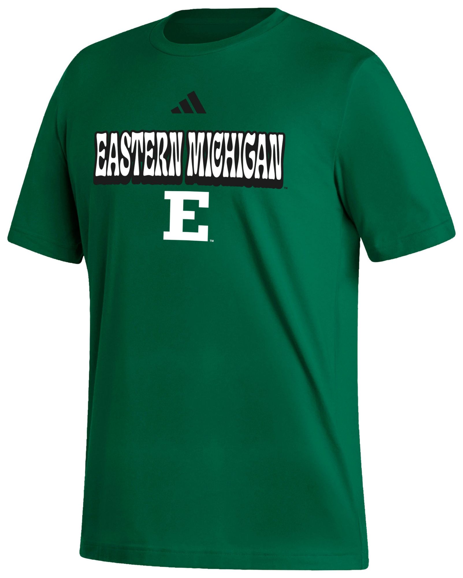 adidas Men's Eastern Michigan Eagles Green Fresh T-Shirt product image