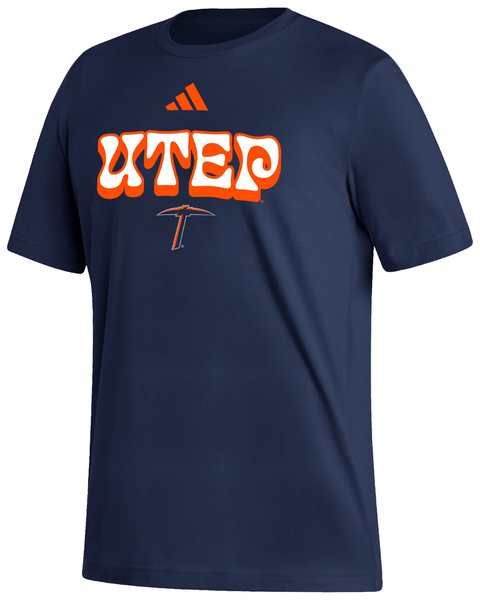 adidas Men's UTEP Miners Navy Fresh T-Shirt product image