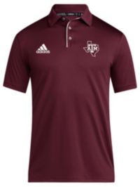 adidas Men's Texas A&M Aggies Maroon Coaches Polo