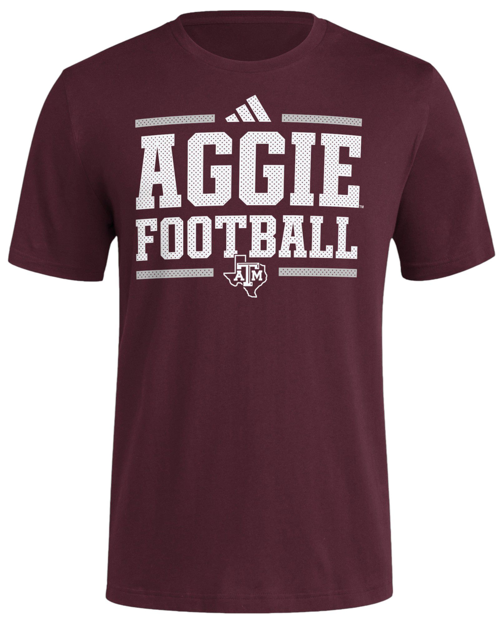 adidas Men's Texas A&M Aggies Maroon Locker Practice T-Shirt product image