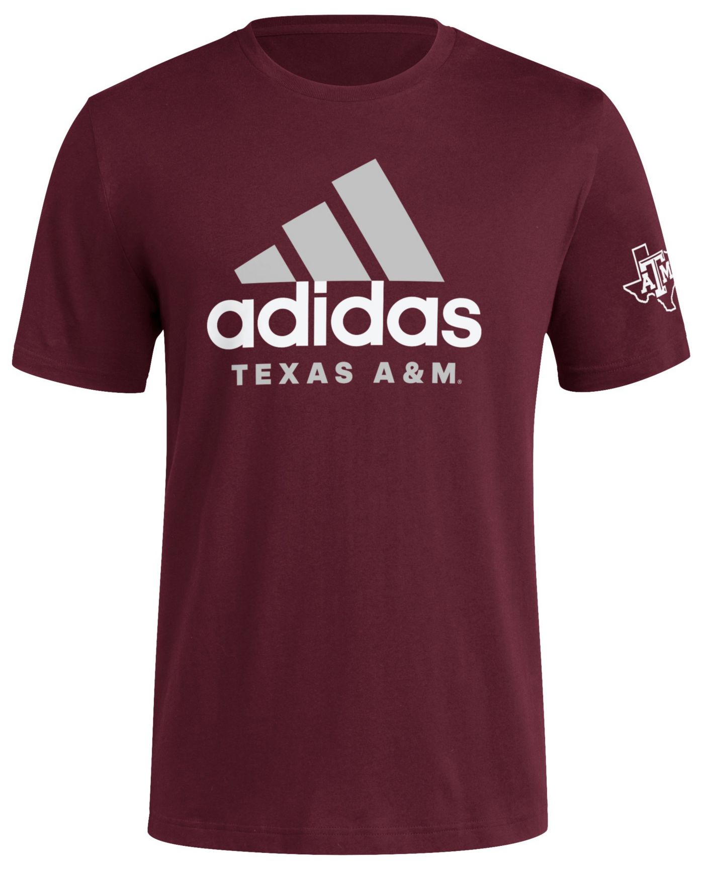 adidas Men s Texas A M Aggies Maroon School DNA T Shirt Dick s Sporting Goods