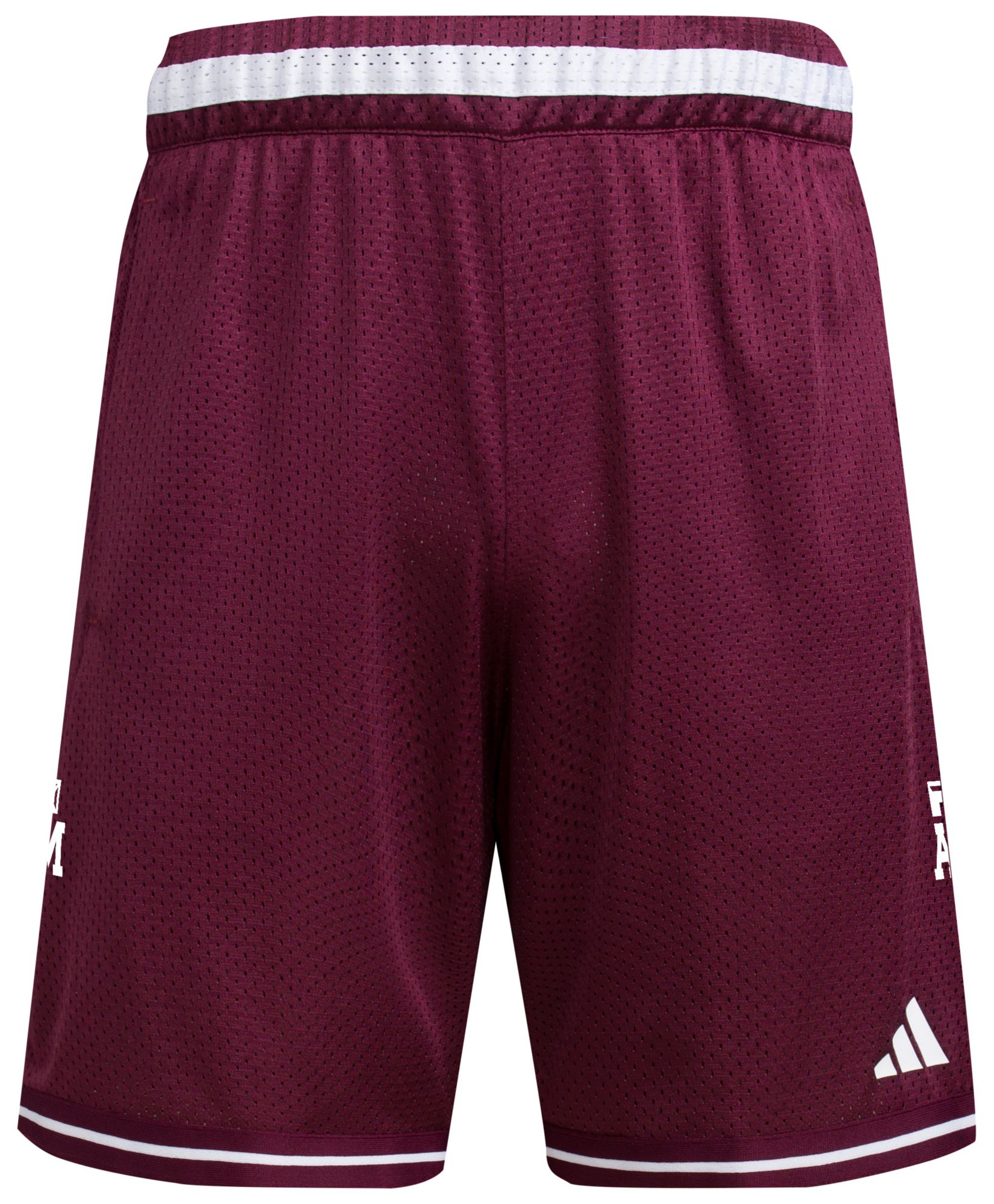 adidas Men's Texas A&M Aggies Maroon Swingman Basketball Shorts product image