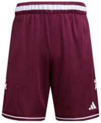 Texas AM college football basketball shorts player issued deals adidas 3XL maroon