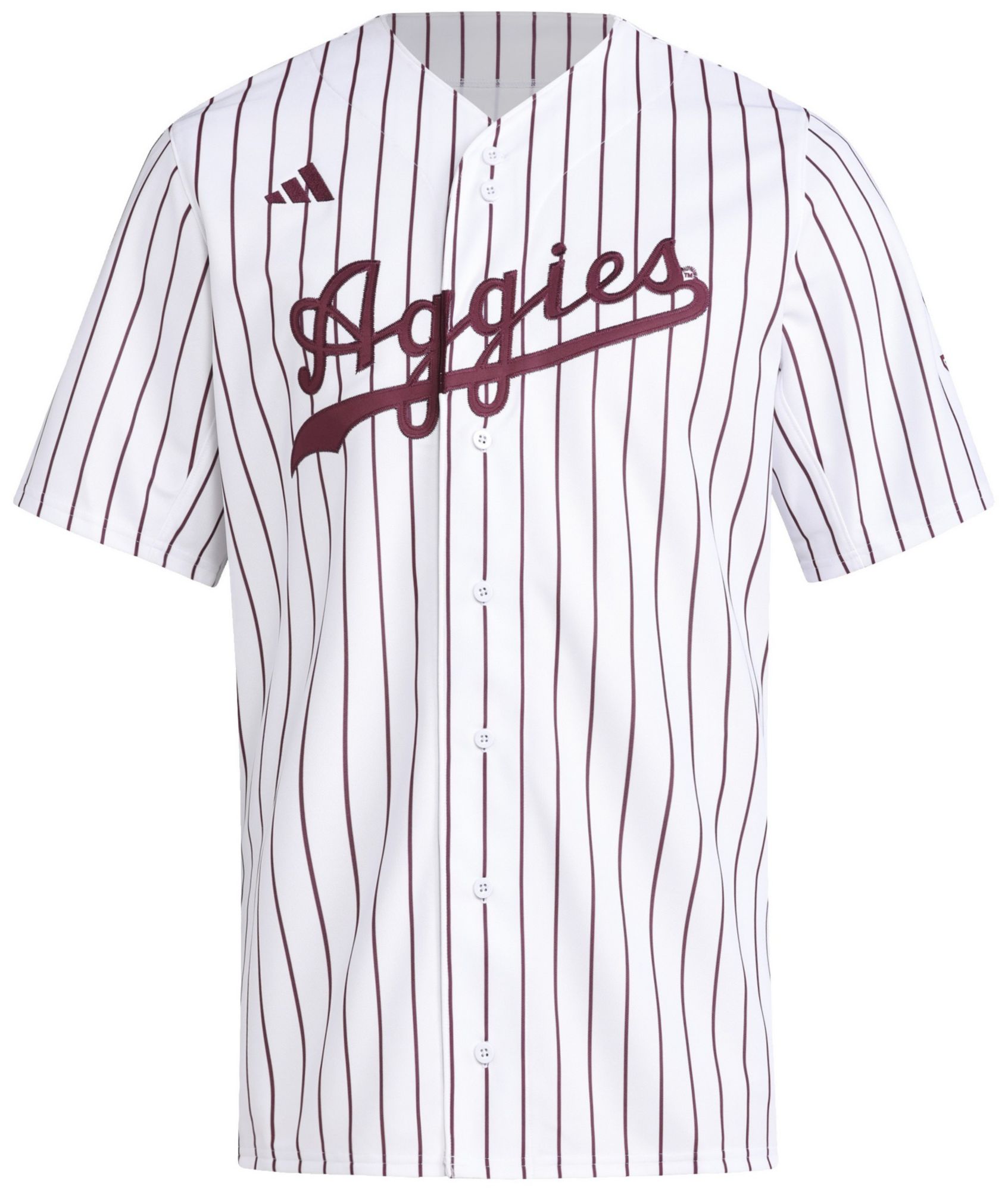 adidas Men's Texas A&M Aggies White Replica Baseball Jersey product image