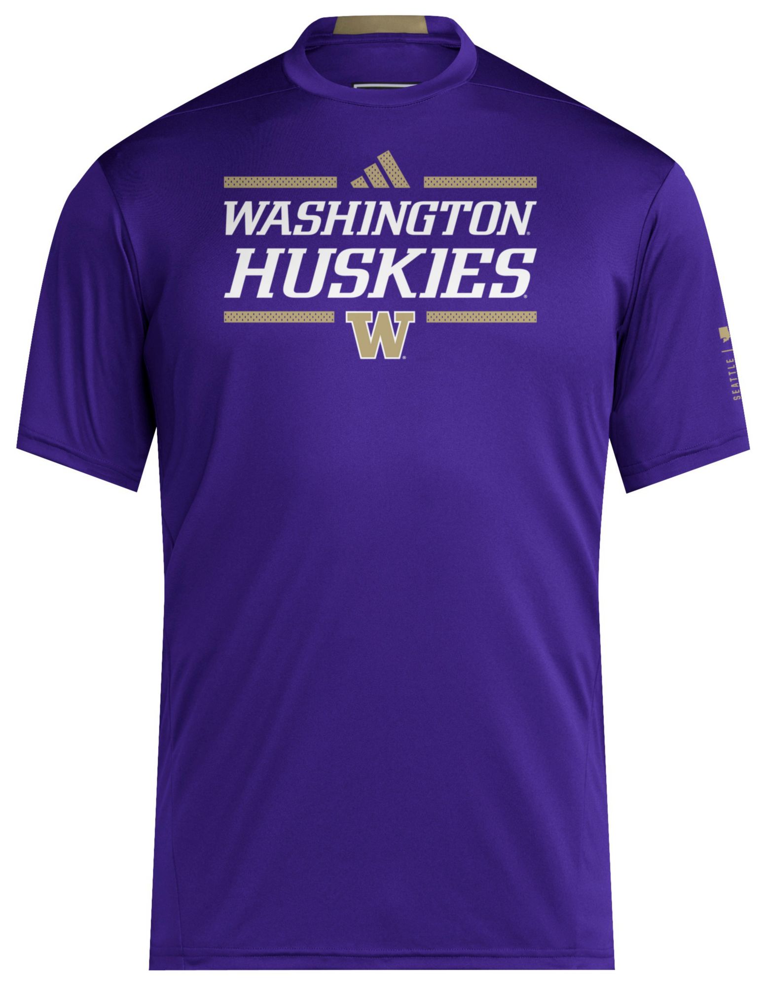 adidas Youth Washington Huskies Purple Training T-Shirt product image