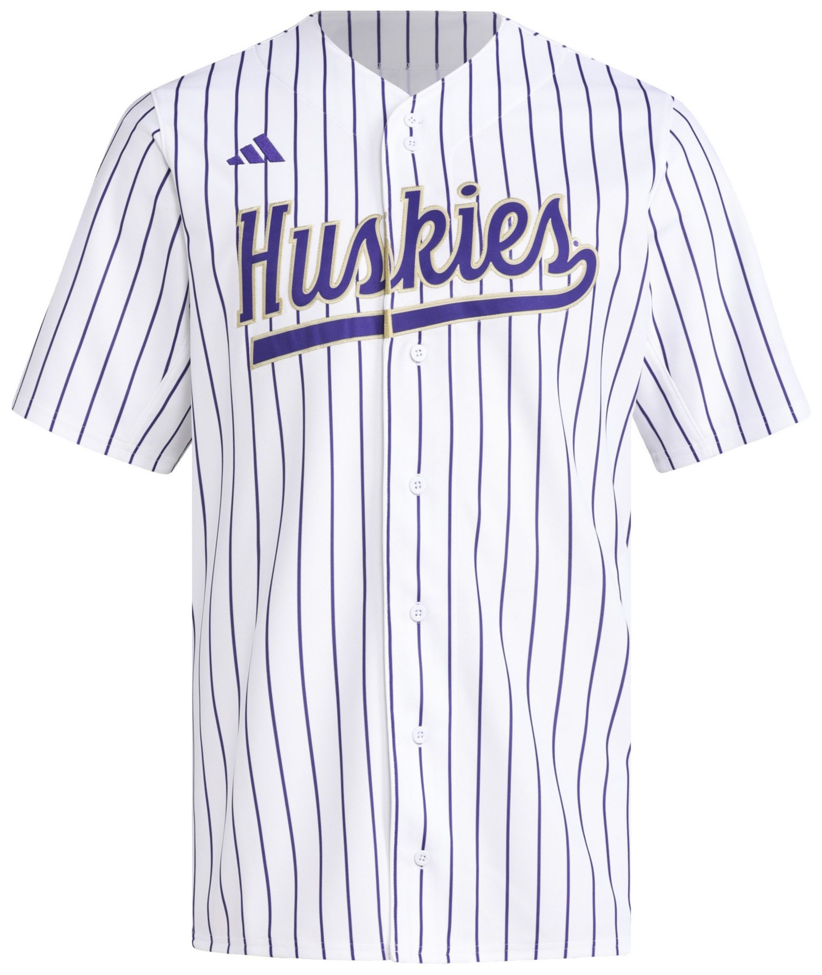 adidas Men's Washington Huskies White Baseball Replica Jersey product image
