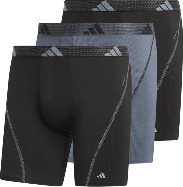 NEW Adidas 3 Pack Performance Mesh Men's Boxer Briefs