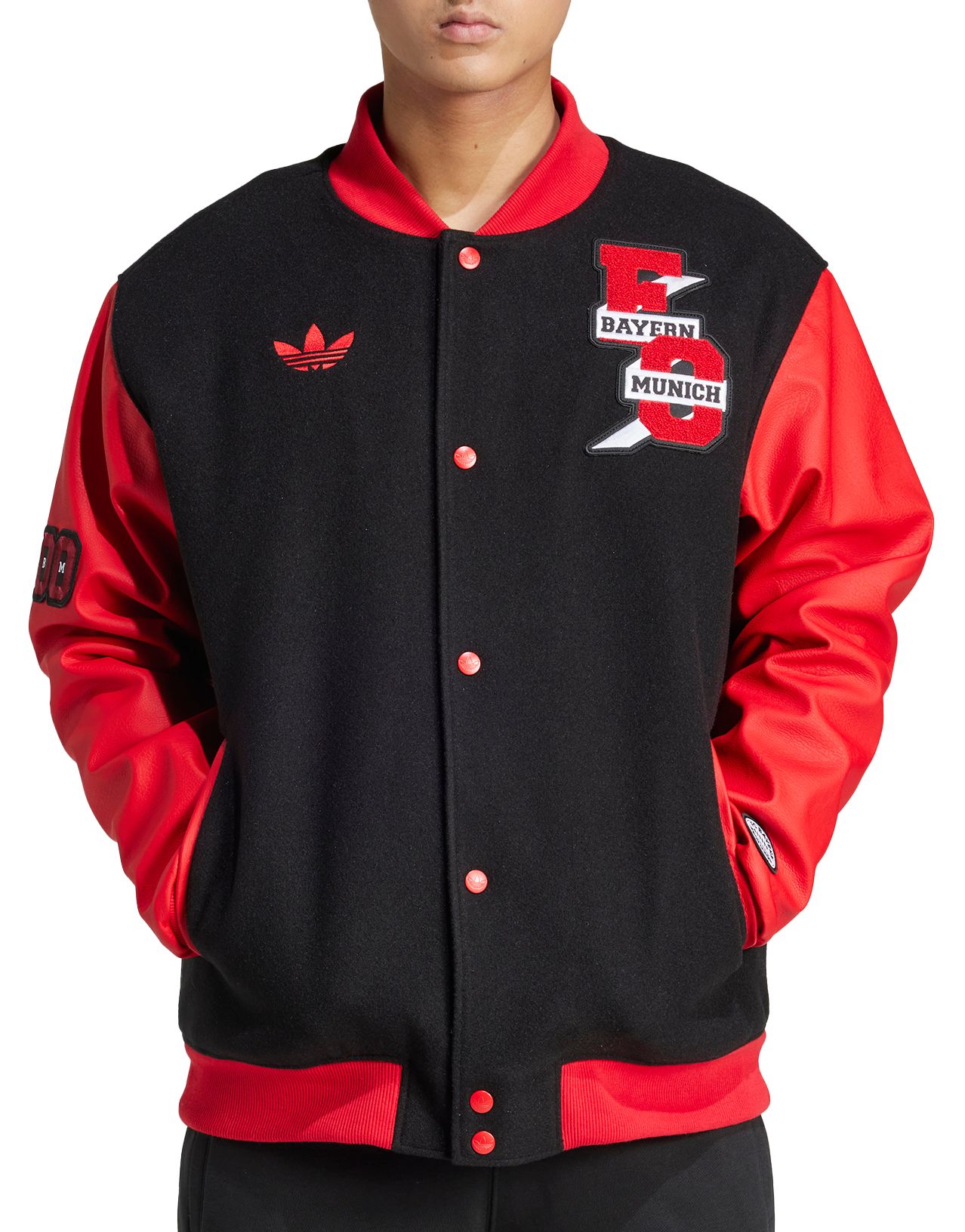 adidas Adult Bayern Munich 2024 Black Originals Vintage Jacket product image
