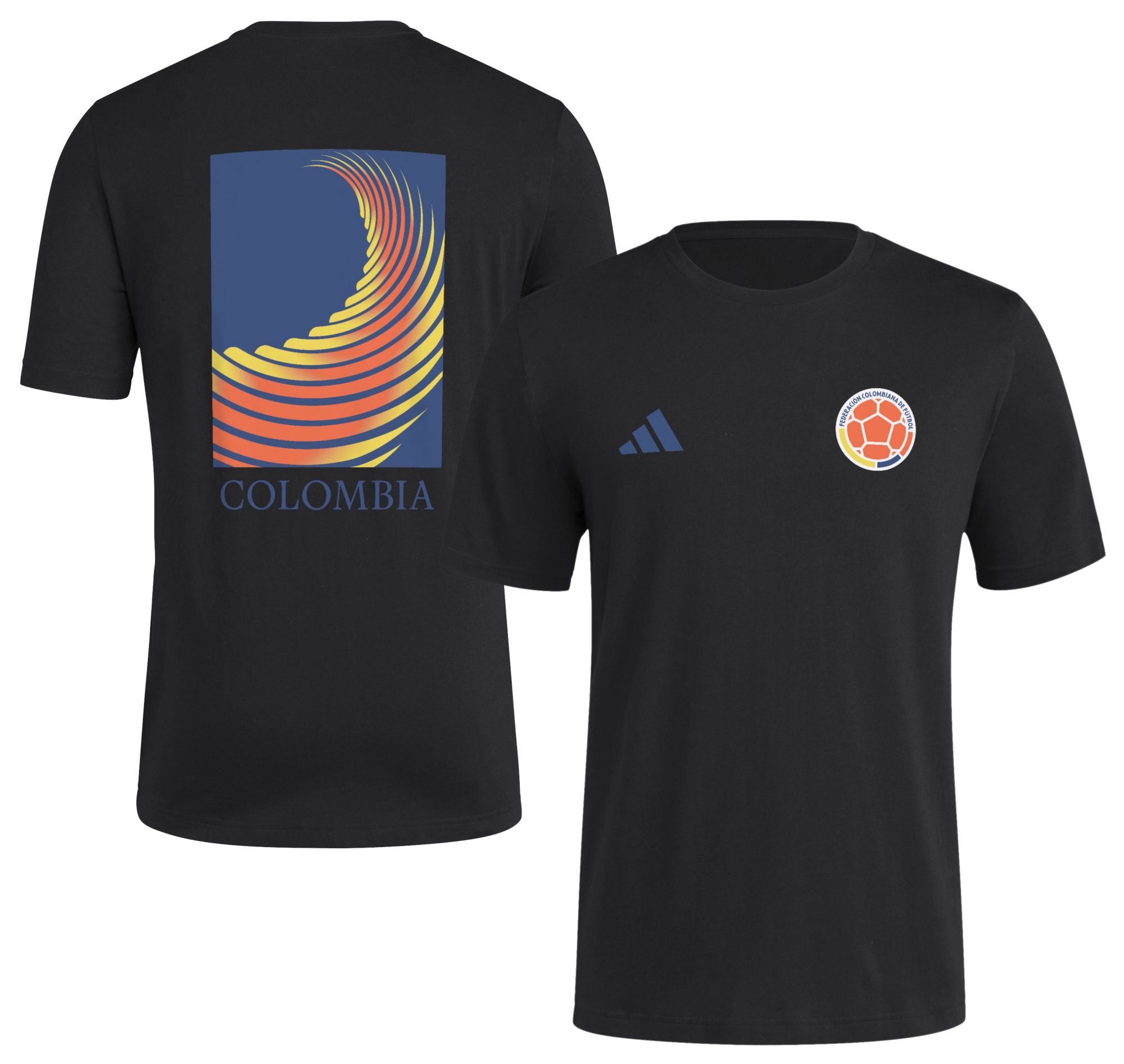 adidas Adult Colombia National Black T-Shirt product image