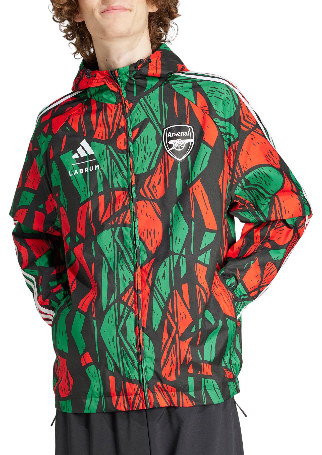 adidas Adult Arsenal Multicolor Windbreaker Jacket product image