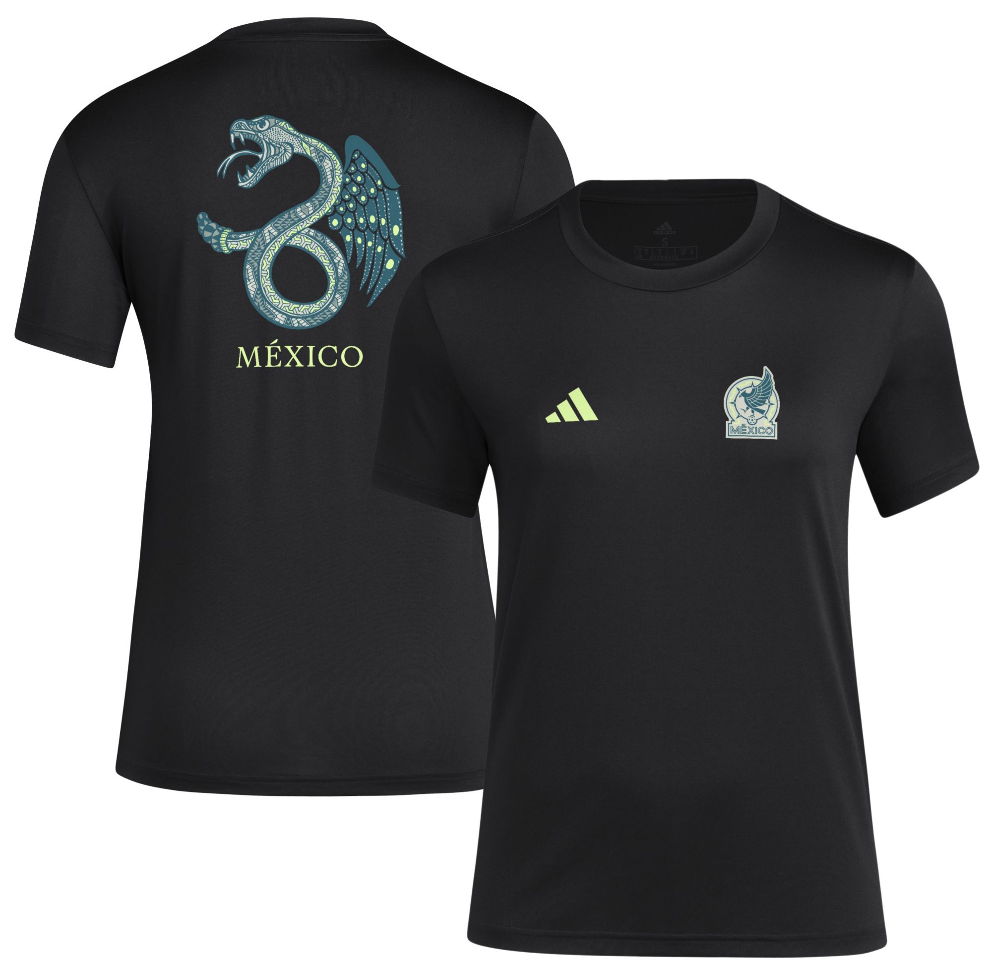adidas Women's Mexico National Black T-Shirt product image