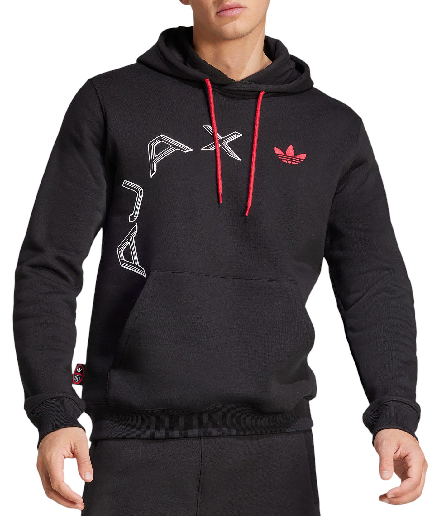 adidas Men's Ajax Amsterdam 2024 Black Hoodie product image