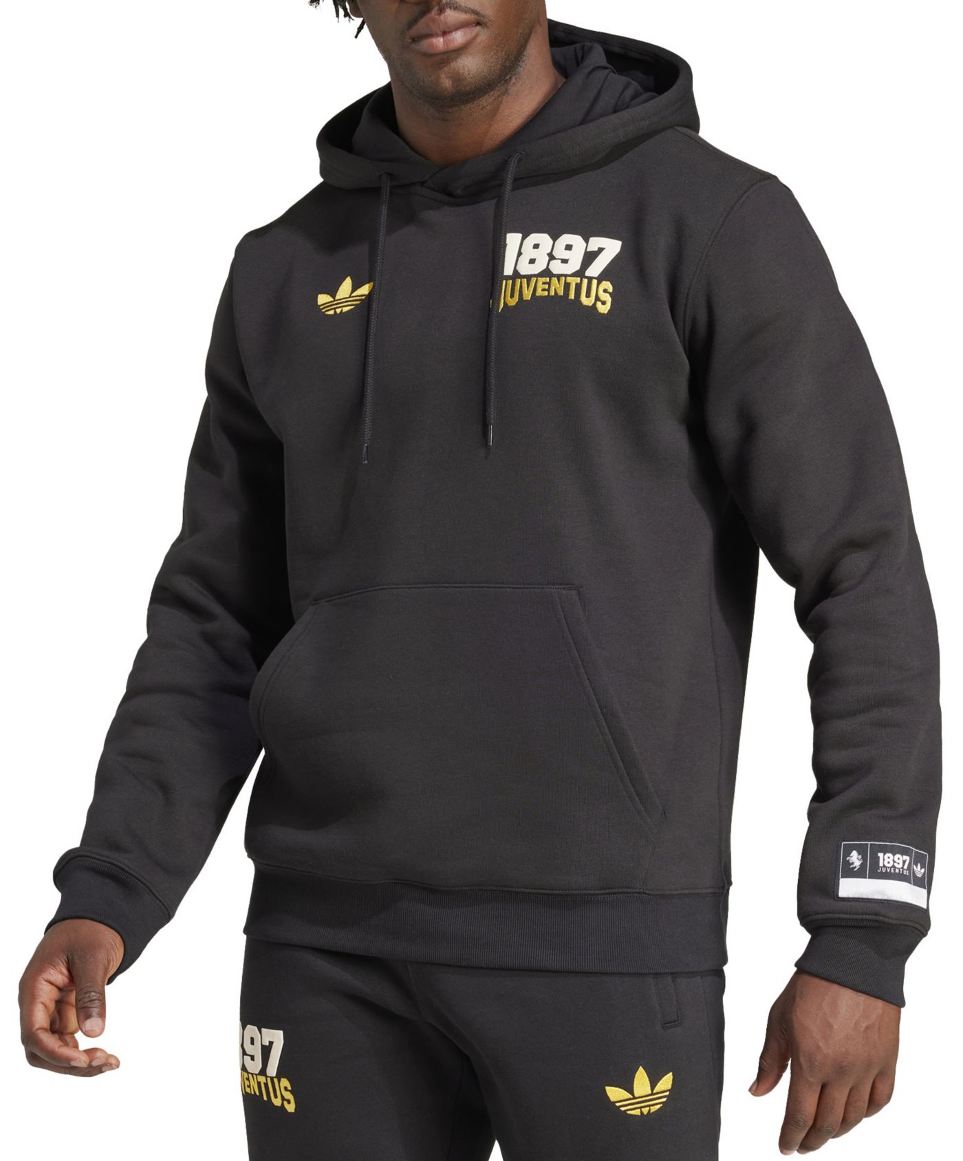 adidas Men s Juventus 2024 Black Hoodie Dick s Sporting Goods