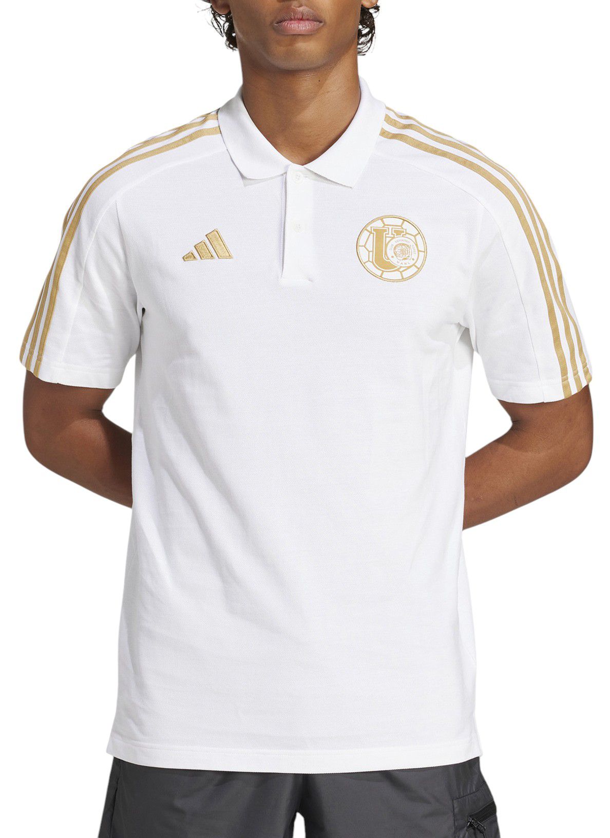 adidas Adult Tigres 2024 White DNA Polo product image