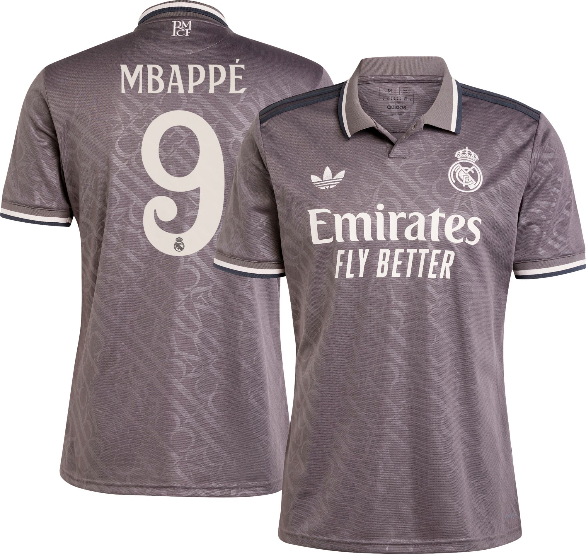 adidas Adult Real Madrid Kylian Mbappé #9 2024 Third Replica Jersey product image