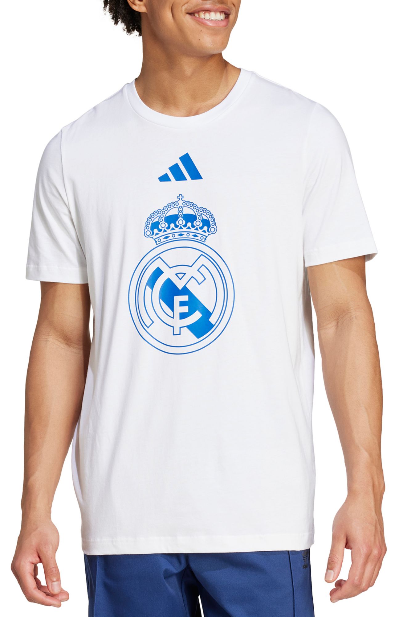 adidas Adult Real Madrid 2024 DNA White T-Shirt product image