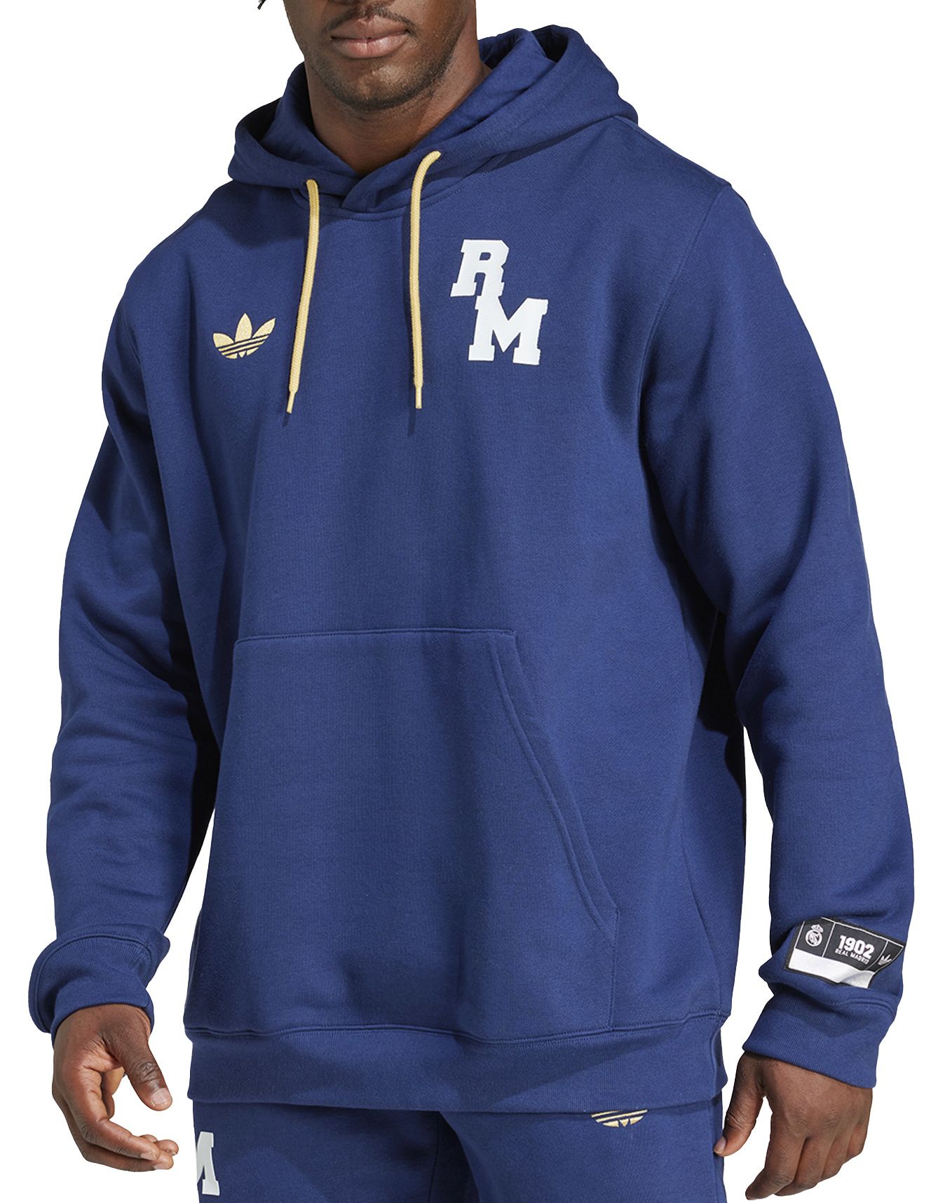 adidas Men's Real Madrid 2024 Navy Hoodie product image