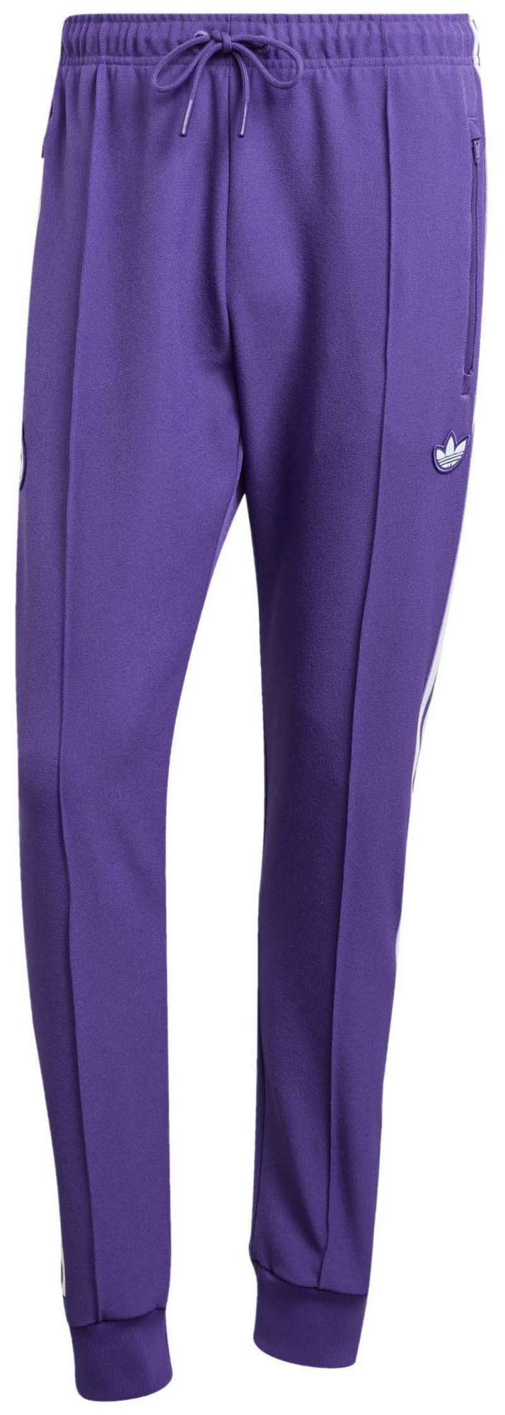 adidas Adult Real Madrid 2024-25 Purple Terrace Icon Track Pants product image