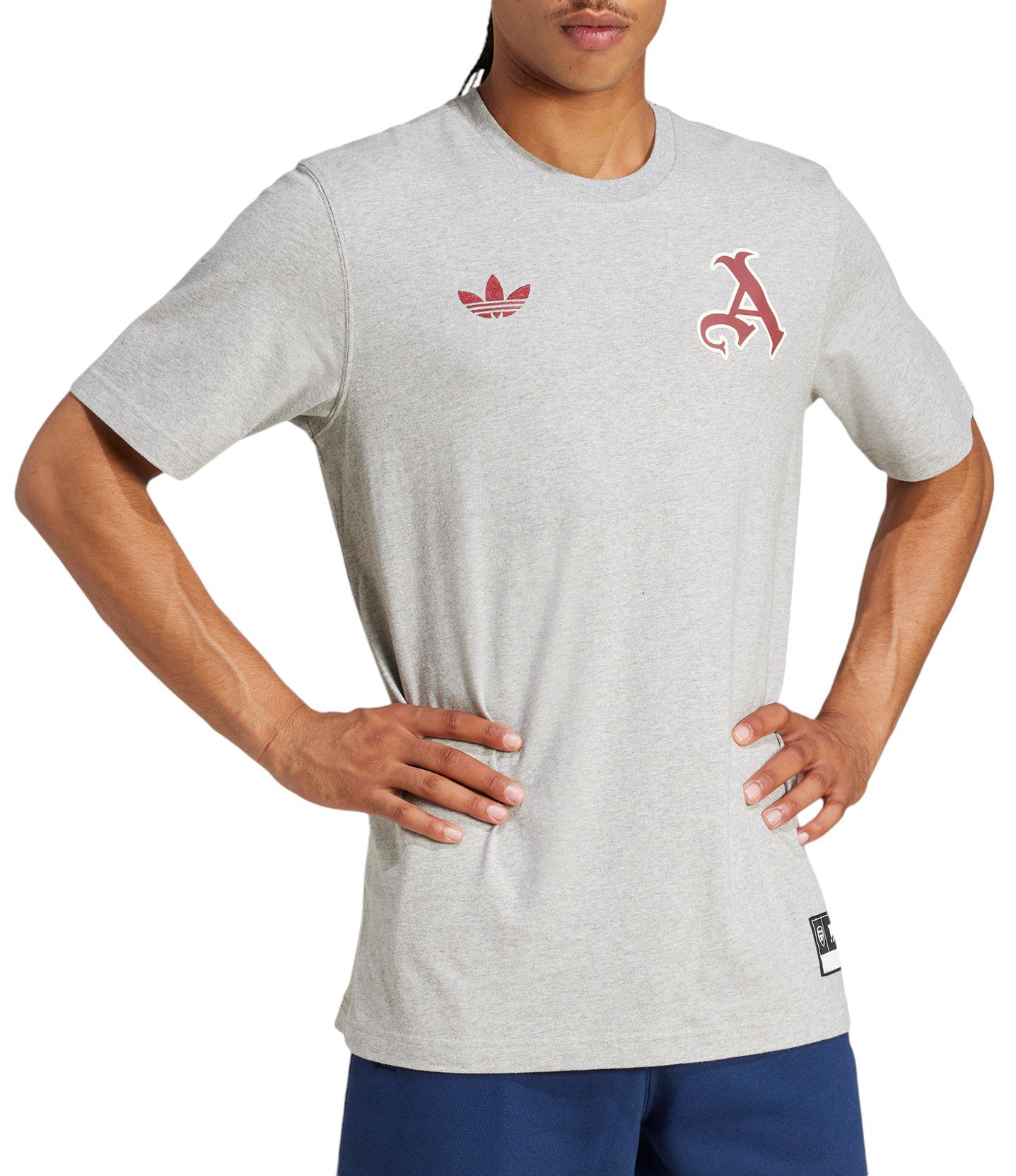 adidas Adult Arsenal 2024 Vintage Originals Grey T-Shirt product image