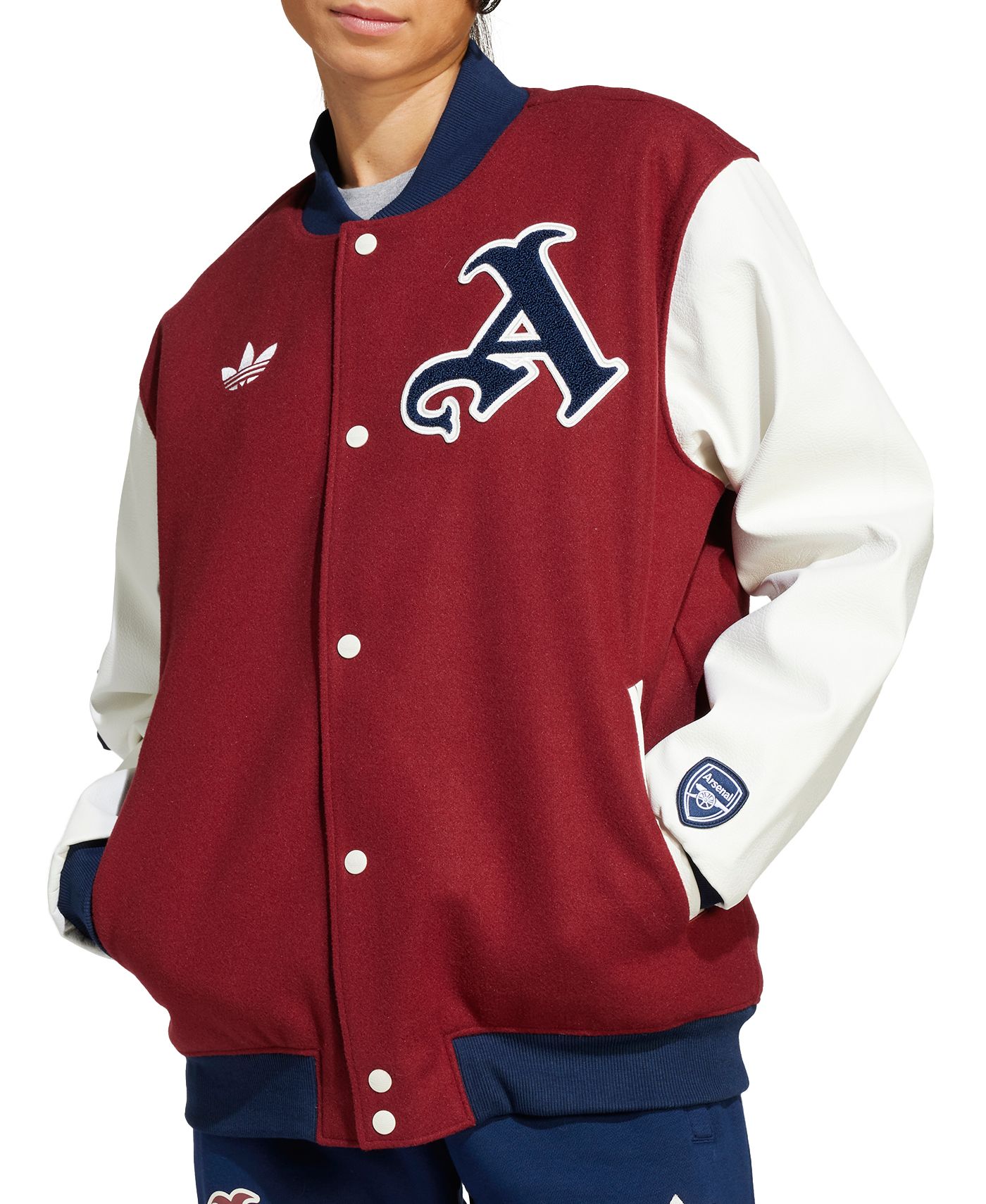 adidas Adult Arsenal 2024 Maroon Originals Vintage Jacket Dick s Sporting Goods