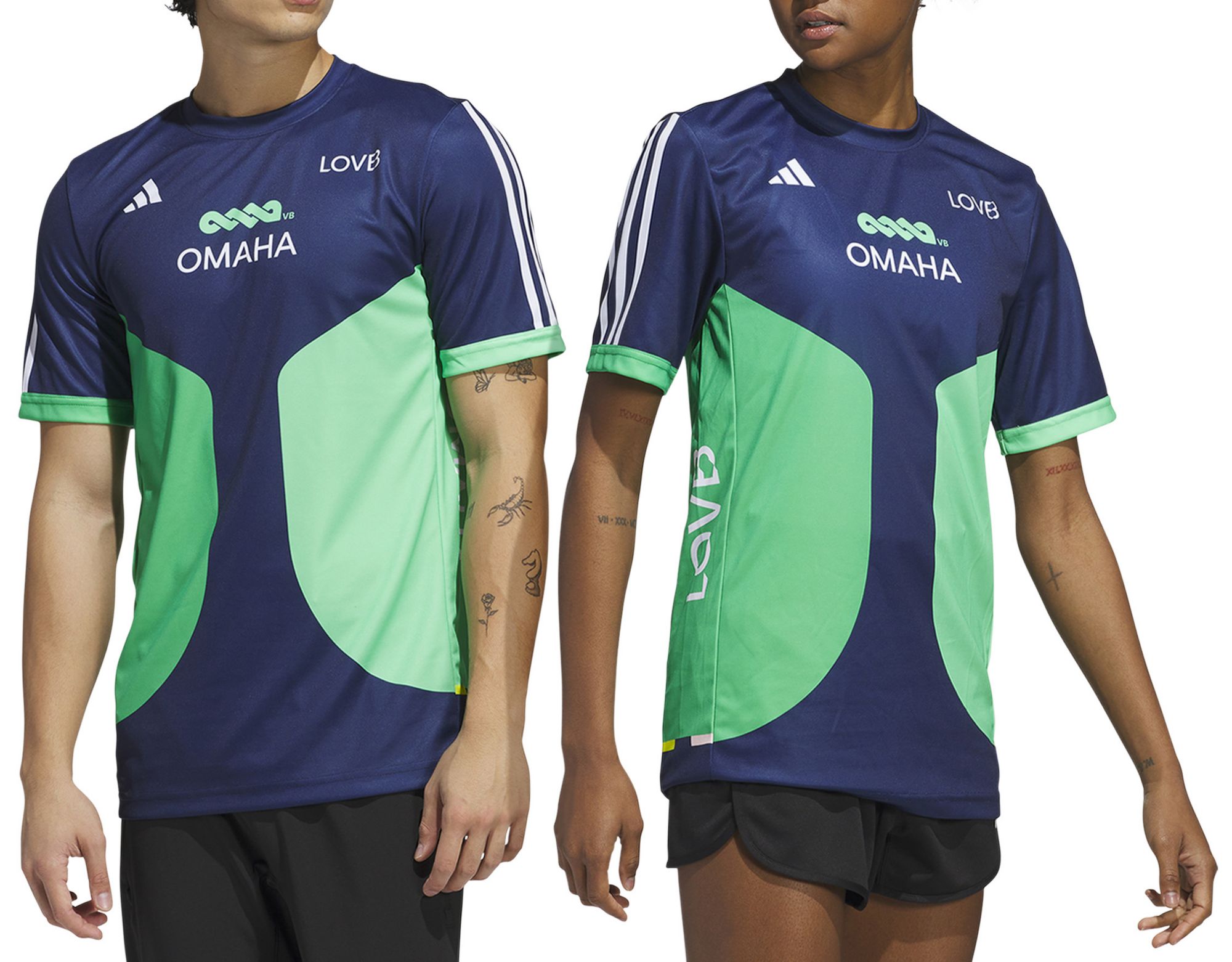 adidas Adult LOVB Omaha Navy Away Replica Jersey product image