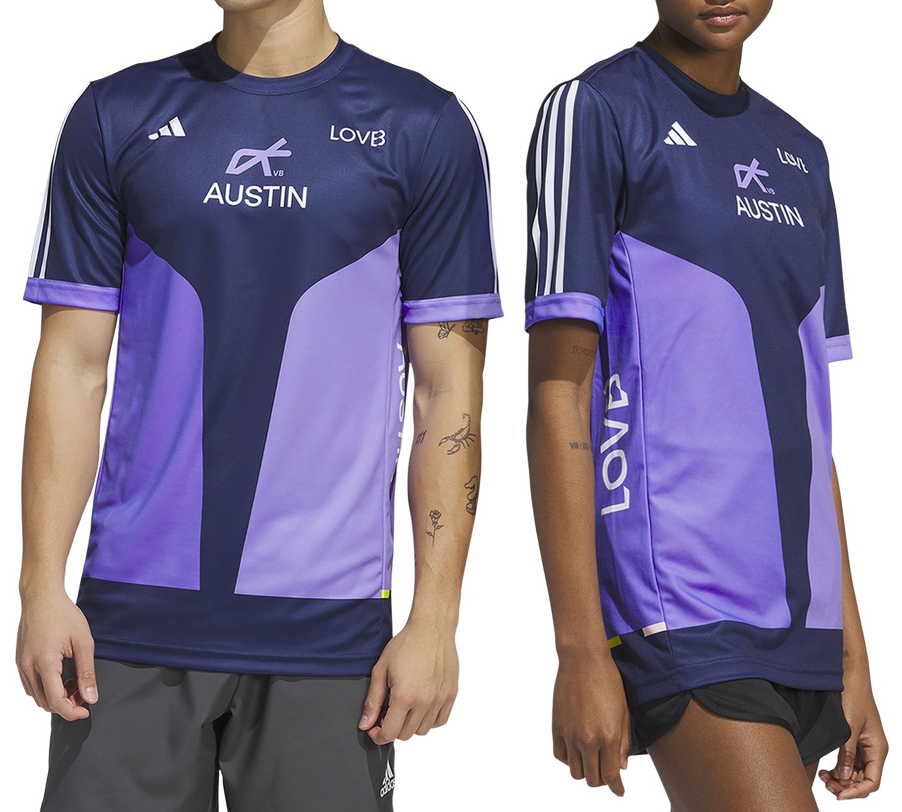 adidas Adult LOVB Austin Navy Away Replica Jersey product image