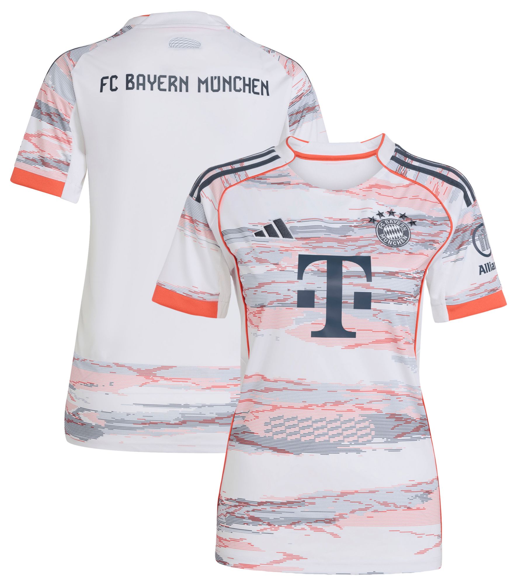 adidas Women's Bayern Munich White Away Replica Jersey product image