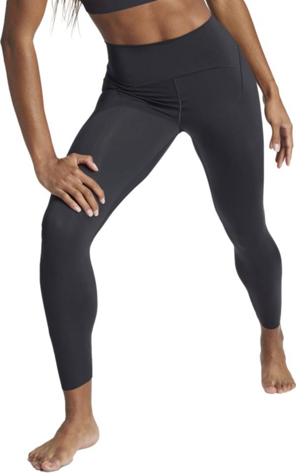  Adidas Essentials High Waisted Womens Leggings XS/A Black -White