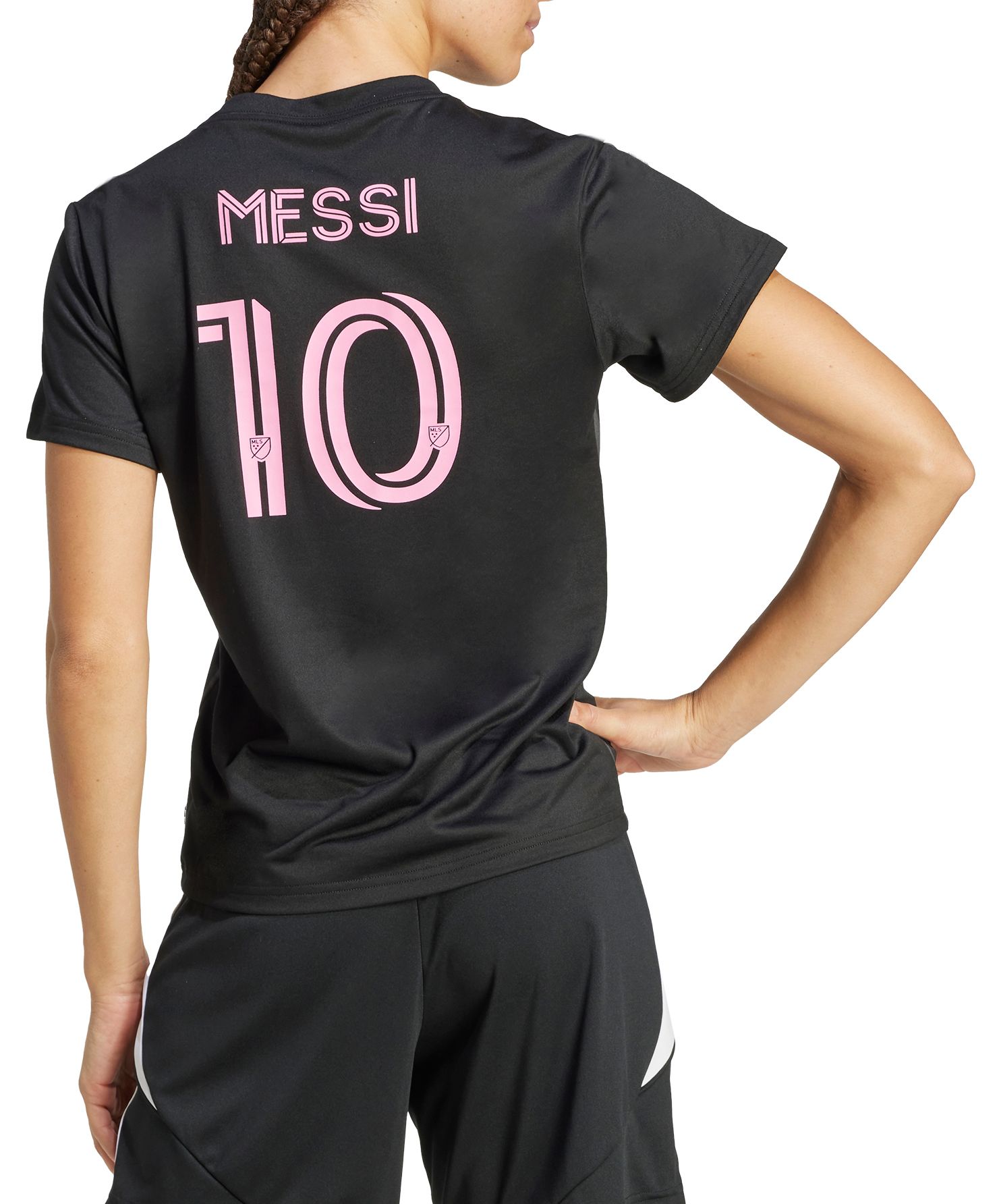 adidas Women's Inter Miami CF 2025 Lionel Messi #10  Black T-Shirt product image