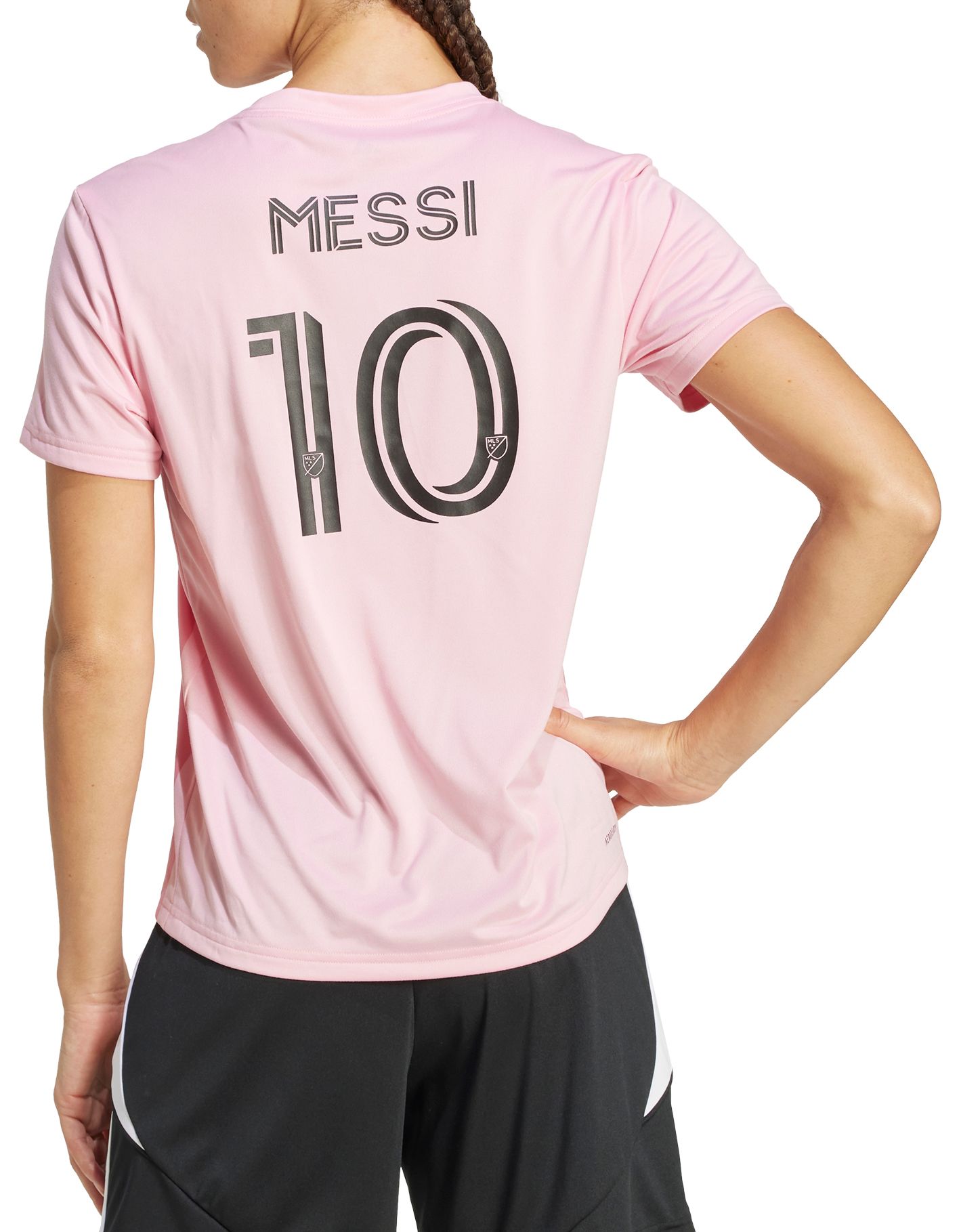 adidas Women's Inter Miami CF 2025 Lionel Messi #10  Pink T-Shirt product image