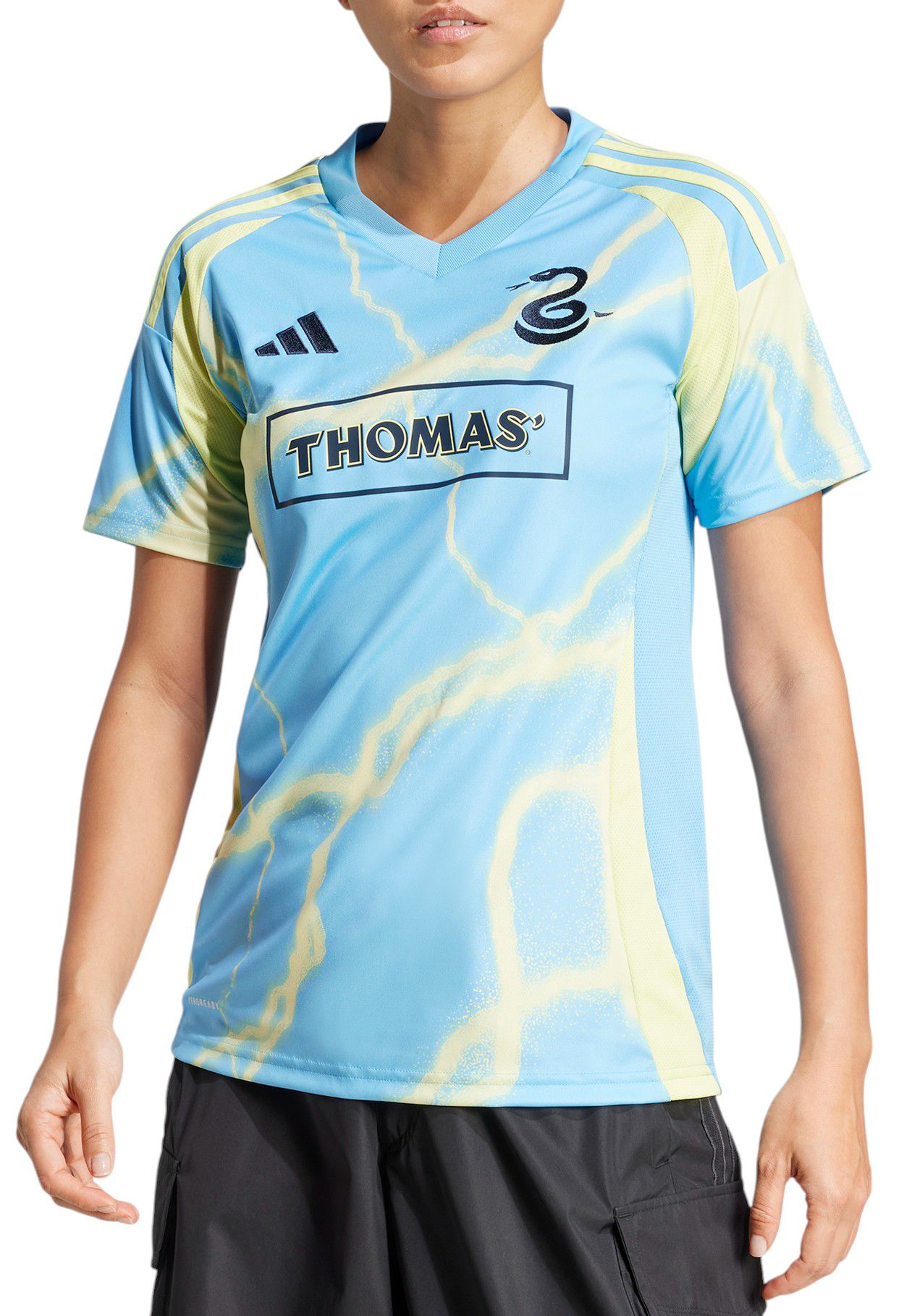 adidas Women's Philadelphia Union 2025 Secondary Replica "The Voltage Kit" Jersey product image