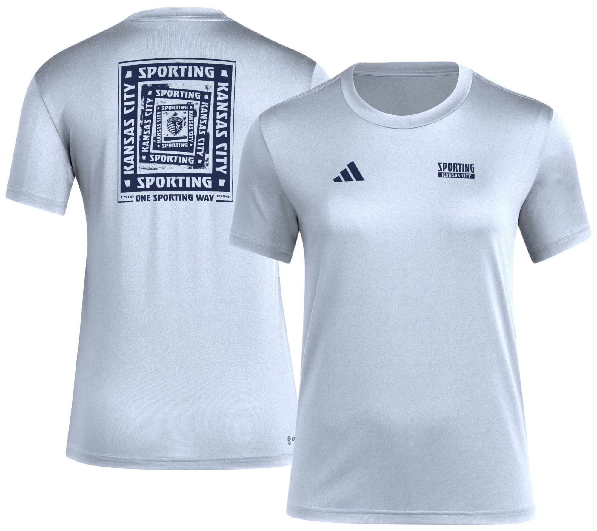 adidas Women's Sporting Kansas City 2025 Local Warp T-Shirt product image