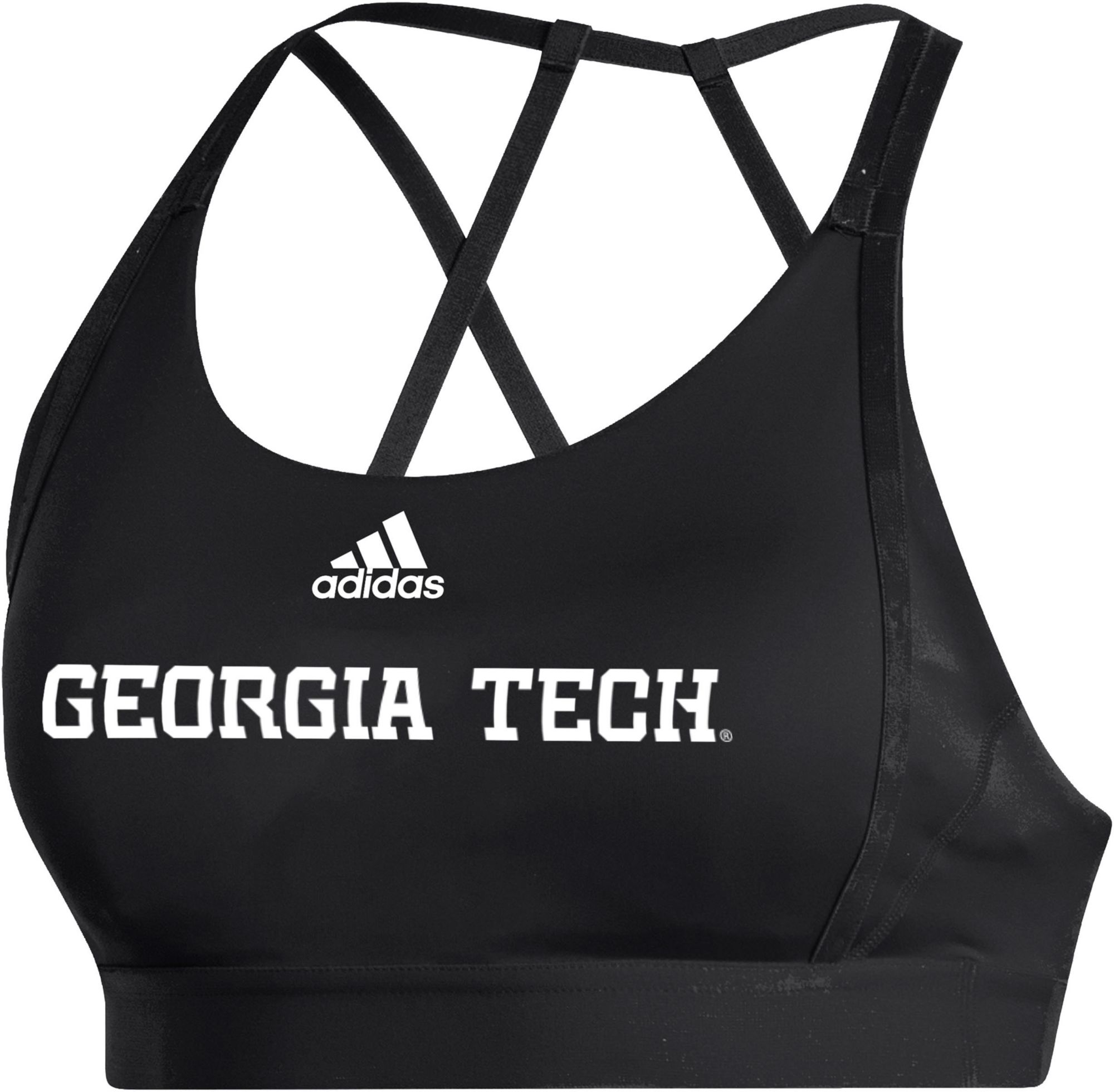 adidas Women's Georgia Tech Yellow Jackets Black Ultimate Bra product image