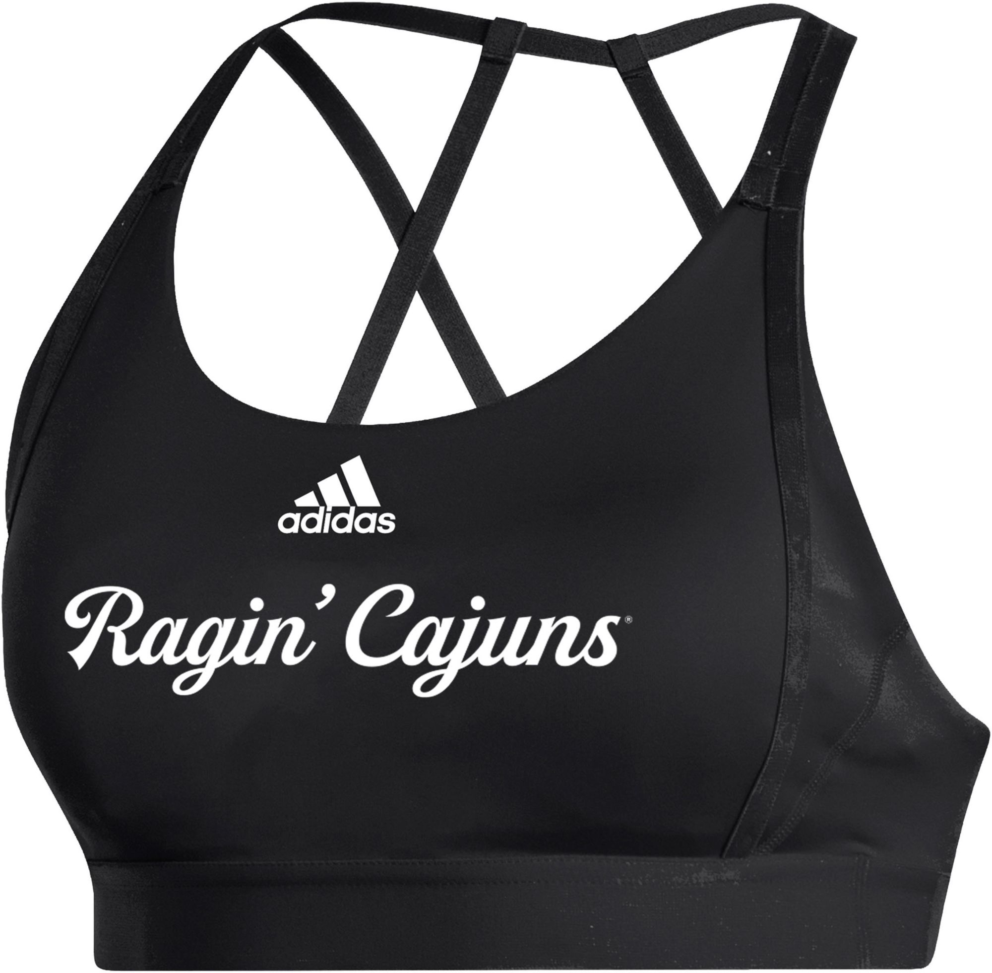 adidas Women's Louisiana-Lafayette Ragin' Cajuns Black Ultimate Bra product image