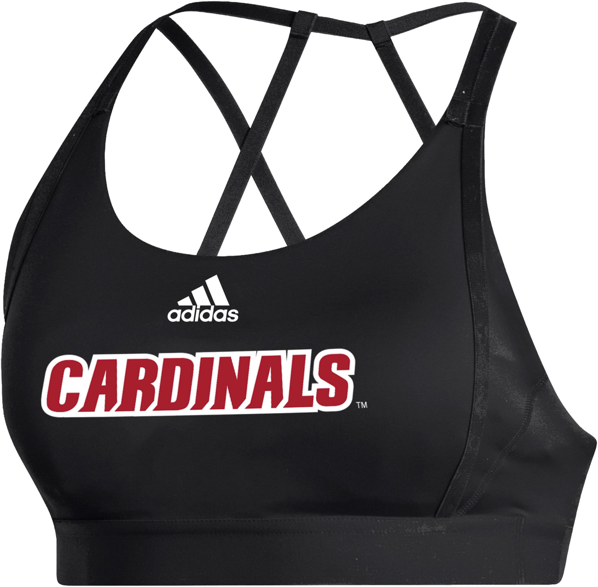 adidas Women's Louisville Cardinals Black Ultimate Bra product image