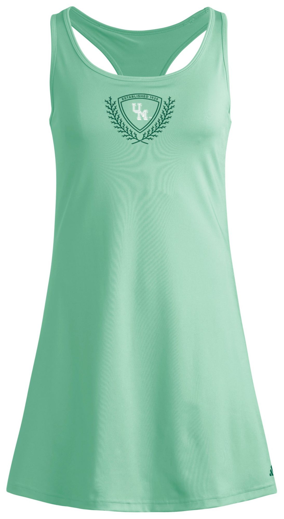 adidas Women's Miami Hurricanes Green Spring Fling Dress product image