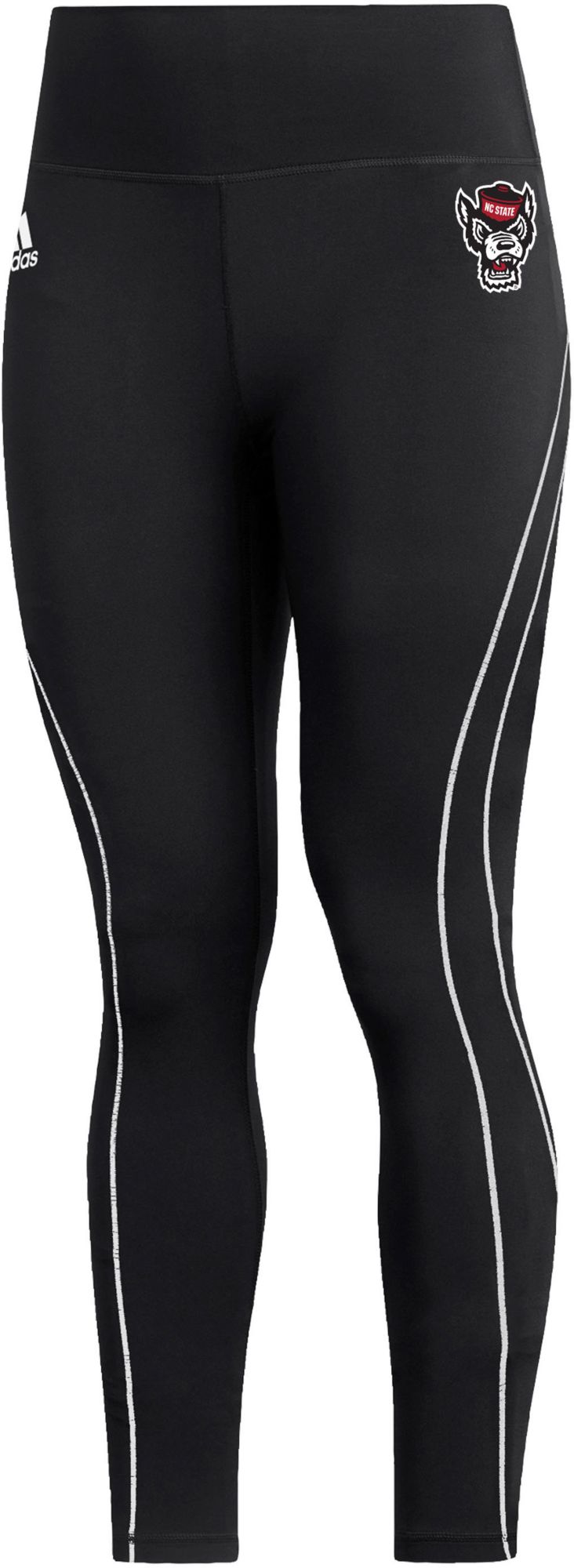 adidas Women's NC State Wolfpack Black Stadium Training 7/8 Leggings product image