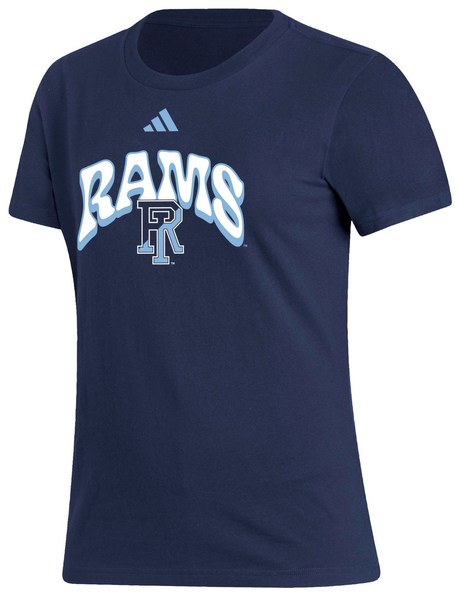 adidas Women's Rhode Island Rams NavyBlue Fresh T-Shirt product image