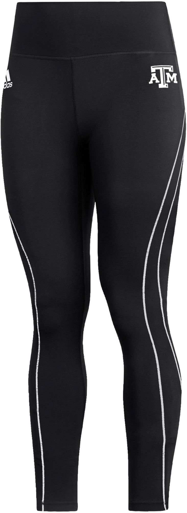 adidas Women's Texas A&M Aggies Black Stadium Training 7/8 Leggings product image