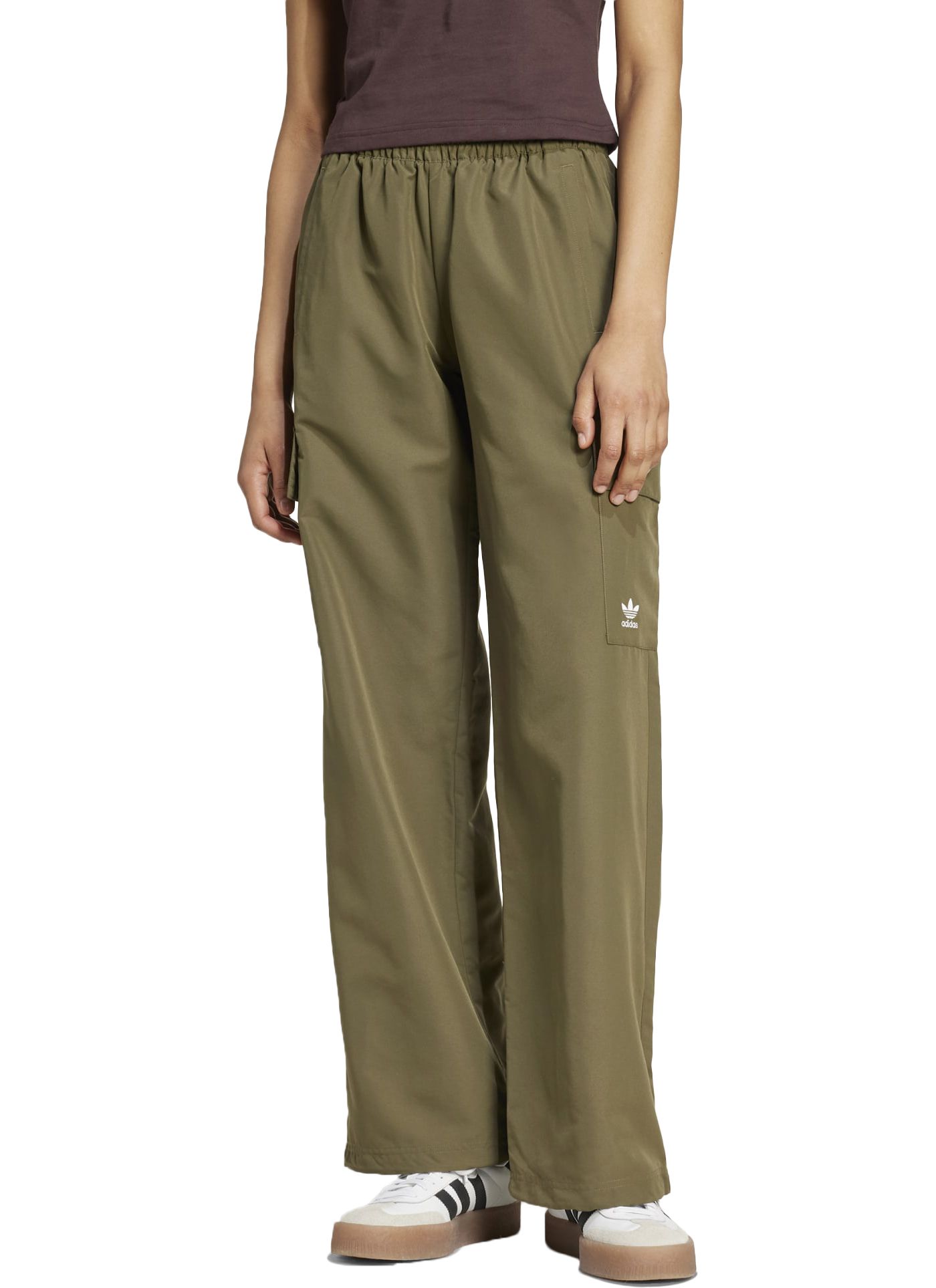 Olive green adidas track pants womens best sale