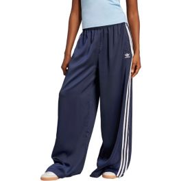 adidas originals ADICOLOR WIDE LEG JOGGERS パープル adidas Originals Women's Satin Wide Leg Track Joggers - Purple