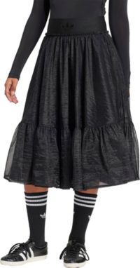 【adidas】 Women Originals Waistband Tulle Maxi Skirt CLOTHING - Waistband Tulle Maxi Skirt - Black | adidas Oman